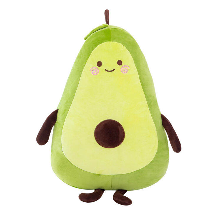 ของเล่นหมอนนุ่มยัดไส้อะโวคาโด้นิ่มน่ารักตุ๊กตาหนานุ่มผลไม้น่ารักหมอนอิงเด็กพืชทำให้สงบ