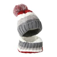 Winter Children Hat Scarf Sets Girl Boy Pompon Hat And Snood For Girls Boys Fall Knitted Heandwear Baby Hat And Scarf For Girls