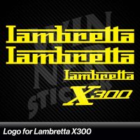 NEW!!! สติ๊กเกอร์ Lambretta Logo 3M สะท้อนแสง *ตรงรุ่น X300*