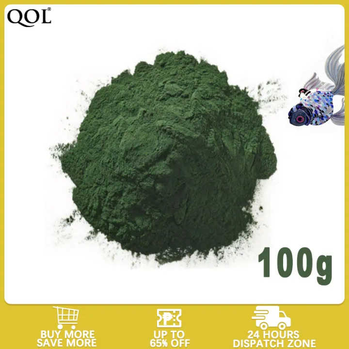 Qinoulieran 100g Spirulina powder Quality Antifatigue Antiradiation