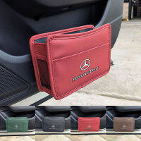 HP หลังเบาะ Mercedes Benz Vito รถ E420,สำหรับ10/40/65 CLA200 GLE350 37/90 HP CLS500 SLK350 E400รถ2ประตูใน1แขวนในรถกล่องเก็บของหนังเก็บของ