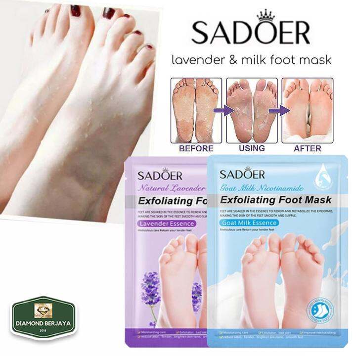 Sadoer Foot Peeling Mask Masker Kaki Perawatan Kaki Kering Pecah Pecah