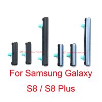 ปุ่มเพาเวอร์และปุ่มปรับระดับเสียงสำหรับ Samsung Galaxy S8 Plus S8 S8plus อะไหล่กุญแจปุ่มปรับระดับเสียง1ชุด