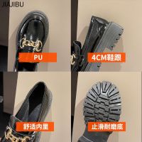 COD Size 35-42 Black Platform Mary Jane Shoes Plus Size Womens Shoes 41 Japanese Black Slip-On Oxford Leather Shoes Korean Fashion Black School Shoes for Teenage Girls Japanese JK Uniforms Lolita Shoes Metal Buckle Peas Shoes Non-Slip Work Commuter Shoes