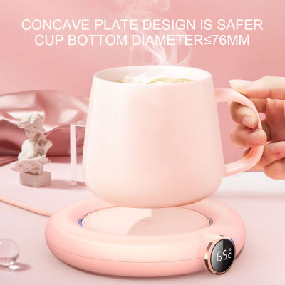 Cup Warmer Electric 10W USB Heating Drink Coffee Tea Milk Mug Mat Timing Non-slip Adjustable Water Bottle Coaster