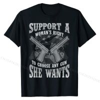 Womens Rights 2nd Amendment Gun Right To  Arms T-Shirt Design Top T-shirts Tops Shirt for Men Funky Cotton Leisure T Shirts