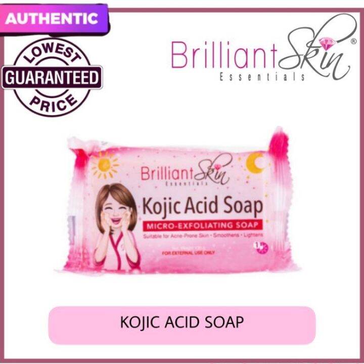 shower gel AUTHENTIC BRILLIANT SKIN Kojic Acid Soap Lazada PH