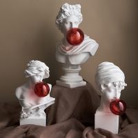 Home Decor Greek Retro Sculpture Modern Living Room Desk Decoration Abstract Art Decoration Resin Statue Character Model Gifts