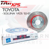 TRW จานเบรคหน้า รุ่น  สำหรับ XPS TOYOTA SOLUNA VIOS 02-07 (ใส่แทนของเดิมได้ทันที) (DF4163XSS)