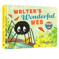 Original English Walters wonderful web paperboard Book Childrens shape enlightenment cognition parent-child learning picture story book