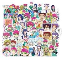 hotx【DT】 50Pcs Anime The Disastrous of Saiki K 2 Stickers Decals Kusuo Sticker Laptop Skateboard Motorcycle Kids