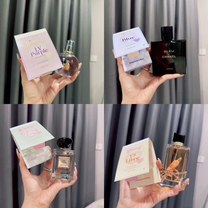 พร้อมส่ง-น้ำหอมจิอันน่า-ใช้หัวน้ำหอมนำเข้าต่างประเทศ-ไม่ใช่น้ำหอม-cc-เกรดตลาด-คอนเฟิมว่าถ้าได้ใช้แล้วไม่ผิดหวัง