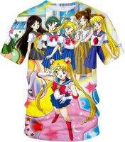 Fvrstuk Anime Girl Novelty Crew Neck Short Sleeve T-Shirt