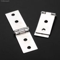 ✶◎ 2pcs Silver Hinges 4 Holes 74x20mm Jewelry Wooden Boxes Decorative Harware Fittings Cabinet Furniture Hinges