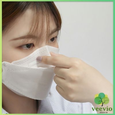Veevio หน้ากากอนามัย ทรงเกาหลี กันฝุ่น กันไวรัส ทรงเกาหลี 3D  Protective mask สปอตสินค้า