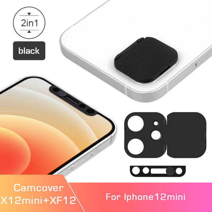 2in1-pack-phone-webcam-cover-front-and-back-camera-lens-privacy-protector-เหมาะสำหรับใส่หรือไม่มีเคสสำหรับ-iphone-12mini-iewo9238