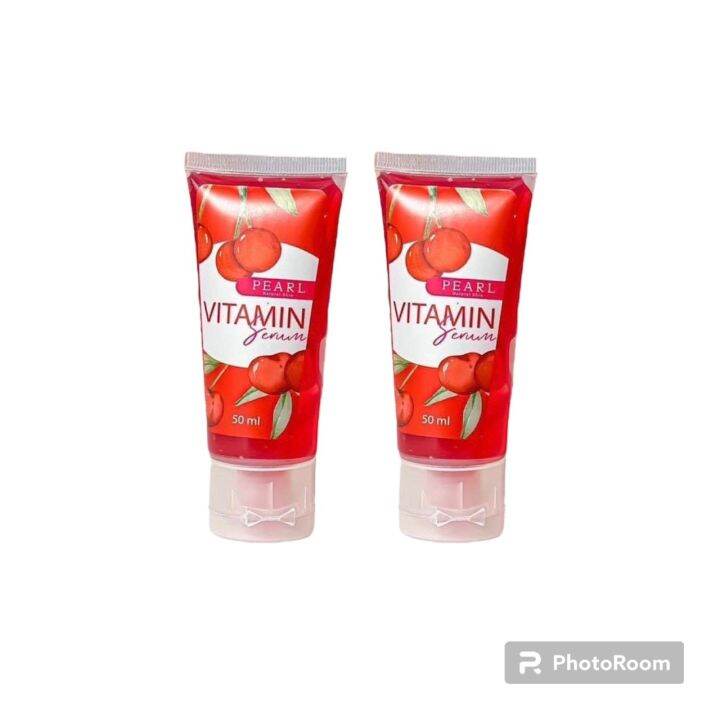 vitamin-serum-หัวเชื้อวิตามินเชอรี่-เซรั่มวิตามินผิวกาย-50-กรัม-2-หลอด