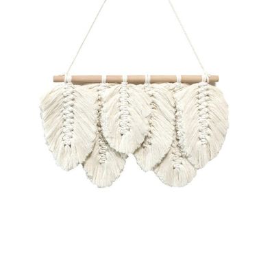 ใหม่ผ้าลายยิปซีตกแต่งผนังนอร์ดิก Macrame Boho แบบนอร์ดิกจี้ขนนกสร้างสรรค์ตกแต่งบ้านศิลปะพรมแขวนผนังผนังตกแต่งห้องนั่งเล่น