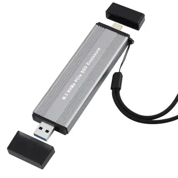 NVMe to USB Adapter RTL9210 Chip M.2 PCIe M Key HDD Case with USB Cable  Pouch New SSD to to USB 3.1 Type A Reader(Without Adapter) 