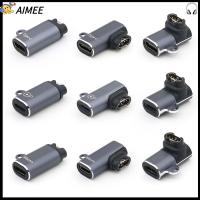 AIMEE แบบพกพาได้ ไมโครไมโครไมโคร สายดาต้า USB ตัวเมีย ตัวแปลงการชาร์จ ประเภท C อะแดปเตอร์ชาร์จ