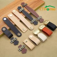 【hot】ஐ✎  1PCS Leather Handle Drawer Door Knob Hardware Decoration Zinc Alloy Cabinet Dresser