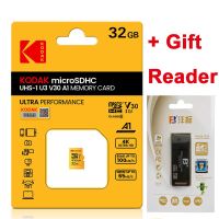 KODAK U3 Micro SDHC SDXC Card TF Flash Card Free Reader UHS-I V30 Class10 Memory Card 32 / 64 / 128 / 256GB for Phone Drone Car