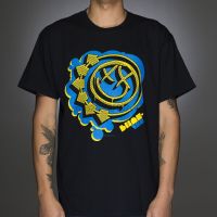 Hot sale Blink-182  band  graphic Mens 100% Cotton Round Neck Short Sleeve T-Shirt  Adult clothes