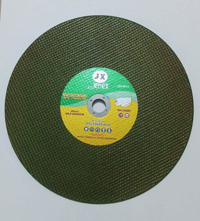 Jenex Cut-off Wheel 14 inch Cutting Disk refill blade for steel (green ...