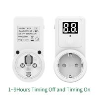 Countdown Socket Timer Switch Phone Tablet Computer Charging Time Controller Smart Socket 2 Digits Display Timer Socket EU Plug Shoes Accessories