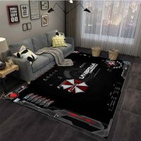 Zombie Car For Living Room Umbrella Large Area Rug Black Car Soft Bathmat Gift Halloween Home Decoration