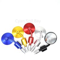 5 color Spherical mirror CNC Aluminum Motorcycle Rearview Mirrors Rear View Side Mirror Universal Mirrors