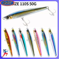 DSFSI กลางแจ้ง มีประโยชน์ รอก ตะขอปลา Sinking pencil sinking minnow baits ตกปลาฤดูหนาว เหยื่อสร้อย