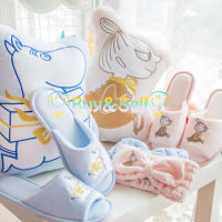 BS ·͜·♡? รองเท้าใส่ในบ้าน สลิปเปอร์ มูมิน ลิตเติ้ลมาย Moomin Little My รองเท้าเดินในบ้าน กันลื่น