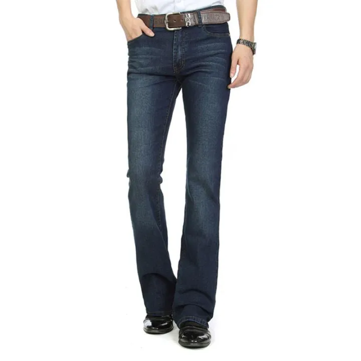 mid rise stretch flare jeans