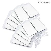 hot【DT】 20pcs TENS Electrode for Physiotherapy Massager Relaxation Treatments Muscle Stimulator Massage Gel