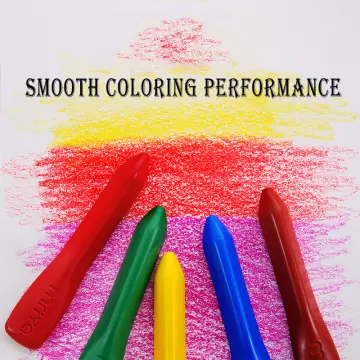 Ekana Peanut Shaped Washable Non-Toxic Crayons for Kids 24pcs 12pcs Safe  and Washable crayon for kids