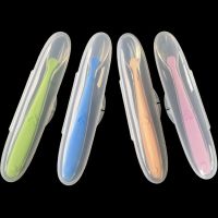 Baby Soft Silicone Feeding Spoon Dishes Tableware Candy Color Temperature Sensing Spoon Utensils Children Food Baby Feeding Tool Cups