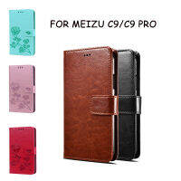 เคสโทรศัพท์สำหรับ Meizu C9 แบบพลิกเคสโทรศัพท์สำหรับ Meizu C9 PRO Coque Funda กระเป๋าสตางค์หนัง PU หนัง Capas-ganekd