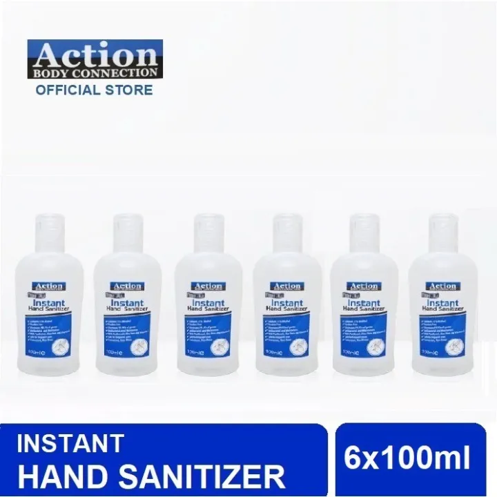 ACTION Instant Hand Sanitizer 100ml x 6 bottles [HALAL CERTIFIED] [KKM