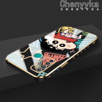 เคส Chenyyka สำหรับ Infinix เคส X655C 9 Pro ลายการ์ตูนเครยอนชินจังดีไซน์ใหม่บางเฉียบเคสโทรศัพท์ซิลิโคนชุบหรูหราคลุมทั้งหมดเคสป้องกันเลนส์กล้องเคสนิ่มกันกระแทก