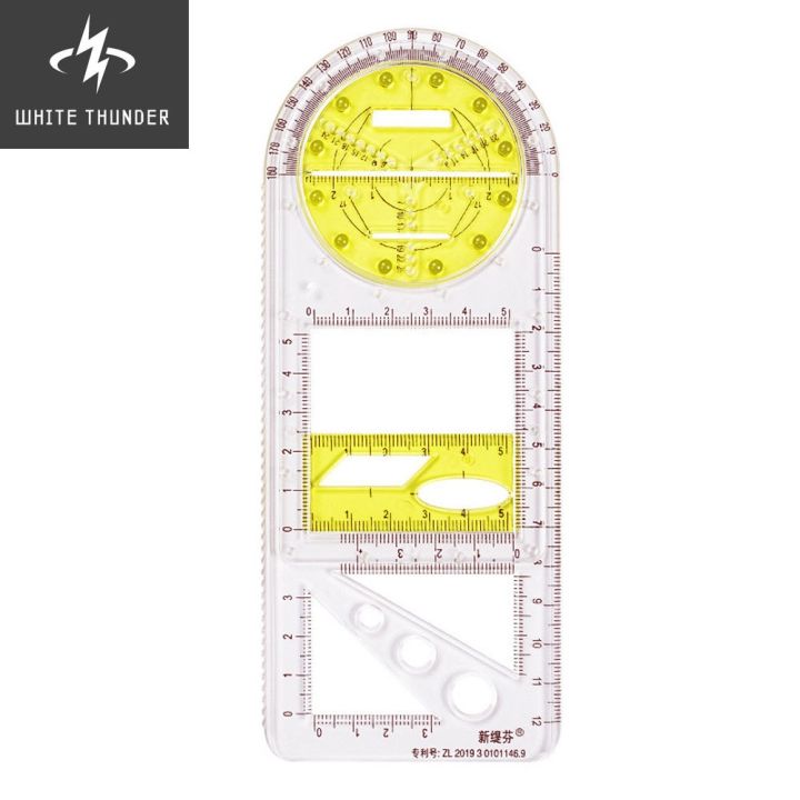 cw-multifunctional-ruler-template-measuring-school-student-office-architecture