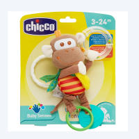 [คูปองลดเพิ่ม] Chicco Multi-Activity Vibrating Monkey ตุ๊กตาแขวนพร้อมยางกัด