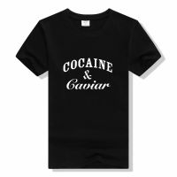 [COD]Cocaine&amp;caviar เสื้อยืดแขนสั้น คอกลม เข้ากับทุกการแต่งกาย สไตล์ฮาราจูกุ แฟชั่นฤดูร้อน สําหรับผู้หญิงS-5XL  5PZY