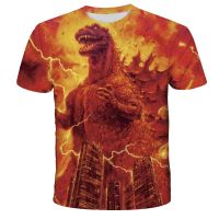 Cool Godzilla-เสื้อยืดภาพยนตร์ King Kong Tee สำหรับชายหญิงฤดูร้อน3D พิมพ์เสื้อแขนสั้นเด็กเสื้อผ้า Breathable T Shir