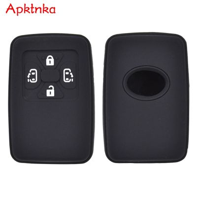 Apktnka ซิลิโคนกรณีกุญแจรถสำหรับโตโยต้า Estima Alphard Vellfire ปก Keyless ระยะไกล Fob เชลล์ผิวพวงกุญแจผู้ถือพวงกุญแจ