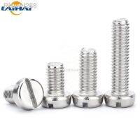 10/50pcs M1.6 M2 M2.5 M3 M4 M5 M6 304 A2-70 stainless steel GB65 Slotted Cap Head Slot Column Round Cheese Head Screw Bolt