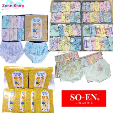 Original SOEN Panty For Kids CCP EMB (S to XL) SO-EN Underwear