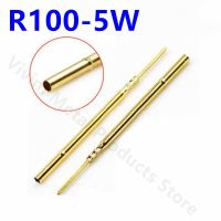 【LZ】 100PCS/Pack Test Probe R100-5W Tapered Brass Tube Spring Test Probe for Electrical Length 38.87mm Needle Dia 1.67mm Test Tool