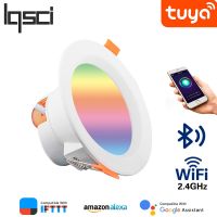 ไฟ LED สปอตไลท์ไฟตกแต่งภายใน LED อัจฉริยะ,สปอตไลต์ WiFi บลูทูธควบคุม5W 7W 9W 15W RGB AC 110-220V ตกแต่งไฟติดเพดาน