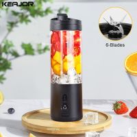 Mini Portable Blender Electric Fruit Juicer Smoothie Orange Fresh Juice Blender Multifunction Rechargeable Portable Bottle Mixer Decanters